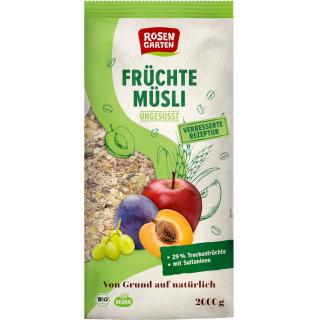 Früchte Müsli ungesüßt groß